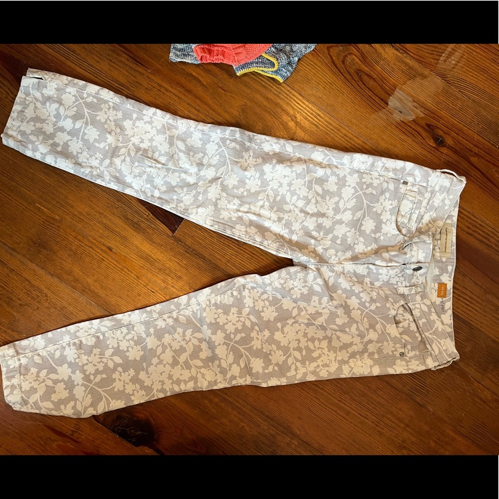 Pilcro Patterned Ankle-Length Pants - image 1